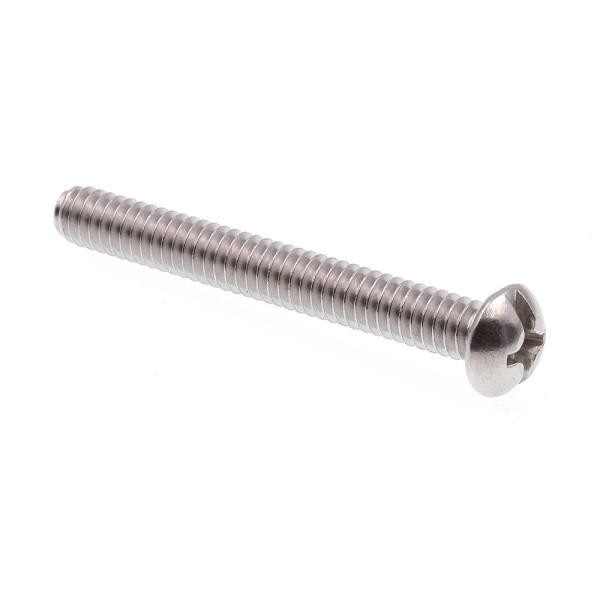 Machine Screws, Round Hd, Phil/ Slot Com, Ss, Package Of 20