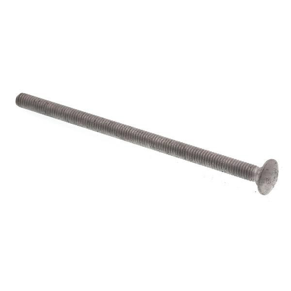 Carriage Bolts,.-18 6 In., Galv Steel, Package Of 5