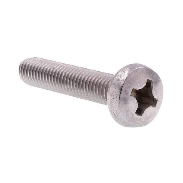 Machine Screws,pan Hd, Phillips Dr, Ss, Package Of 10.
