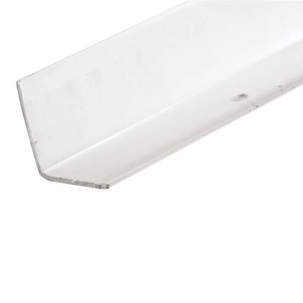 2- 48 In. Clear Corner Shield With Screws , Package Of 6