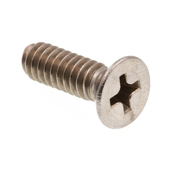 Machine Screws, Flat Hd, Phillips Dr, #10-, Ss, Package Of 100