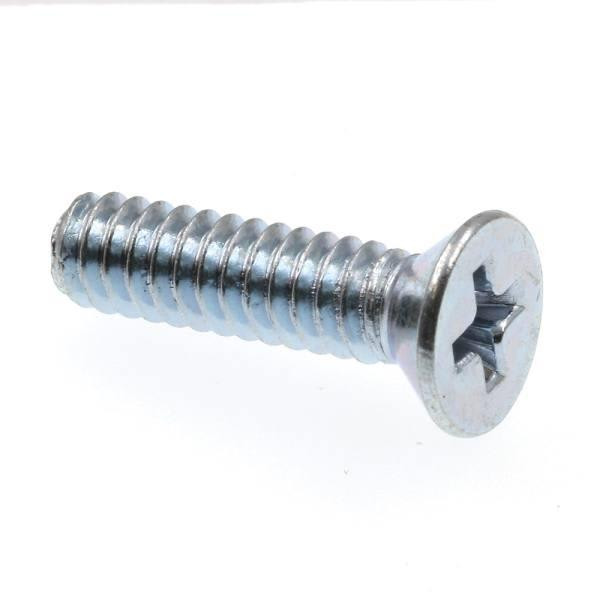 Machine Screws, Flat Hd, Phillips Dr, #10zinc, Package Of 75
