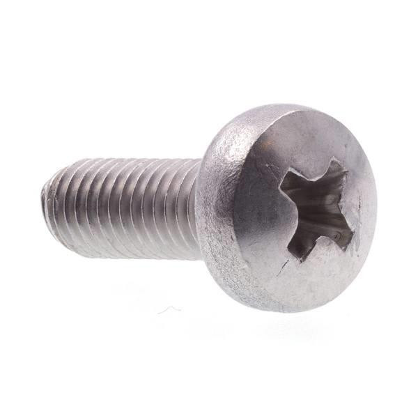 Machine Screws, Pan Hd, Phillips Dr,ss, Package Of 10