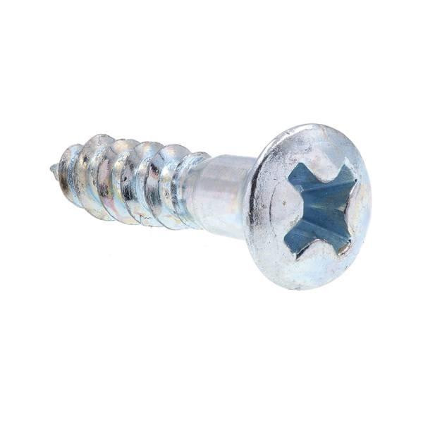 Wo Screws, Oval Hd, Phillips Dr, #6 5/8 In,zinc, Package Of 50
