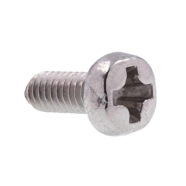 Machine Screws, Pan Hd, Phillips Dr, 5mm, Ss, Package Of 10