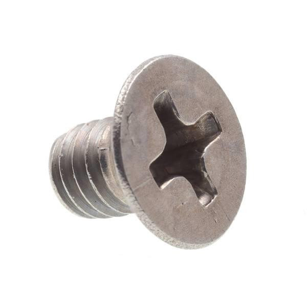 Machine Screws,flat Hd, Phillips Dr,6mm, Ss, Package Of 10