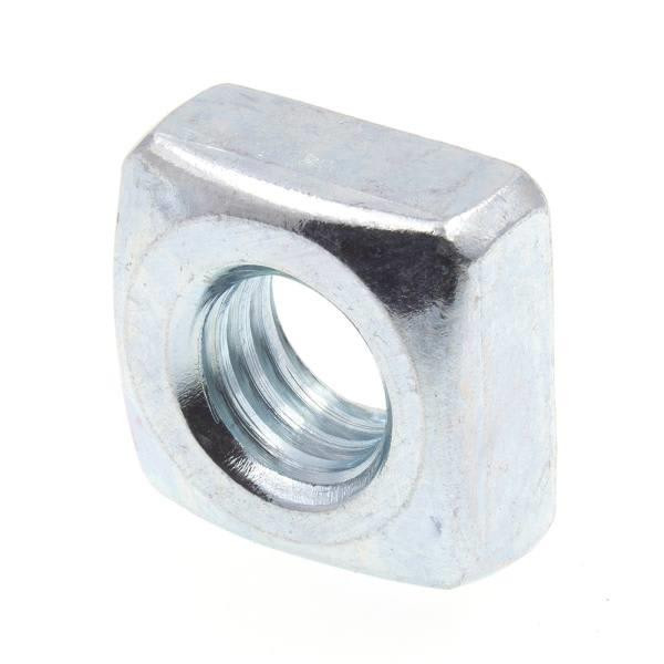 Square Nuts,.-18,zinc, Package Of 25