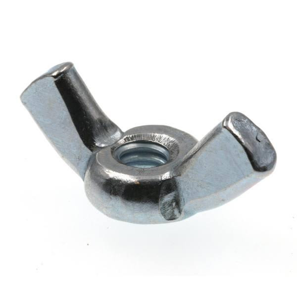 Wing Nuts, Cold-Forged, #8,zinc, Package Of 100
