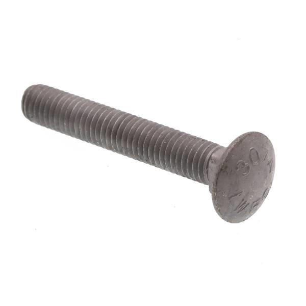 Carriage Bolts , A307 Hot Dip Galv Steel , 3/8 X 16 X 2-1/2" , Package Of 25