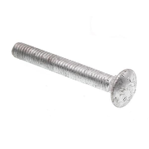 Carriage Bolts, A307 Hot Dip Galv Stl, Package Of 25