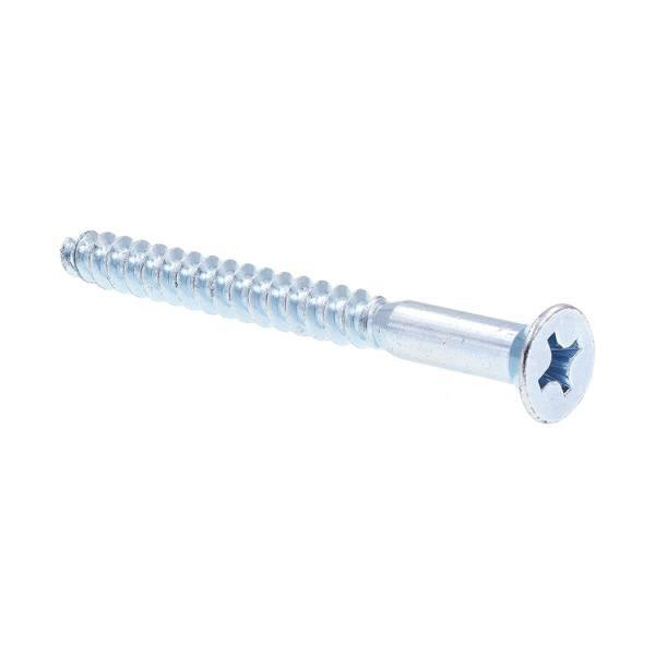 Wood Scws, Flat Hd, Phps Dr, #163 In, Zc, Package Of 10