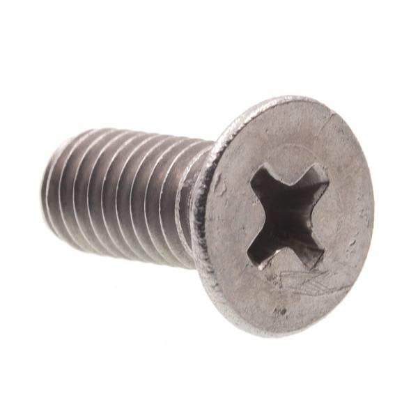 Machine Screws, Flat Head, Phillips Drive, M5-0.8 X 12mm, A2-70, Package Of 10