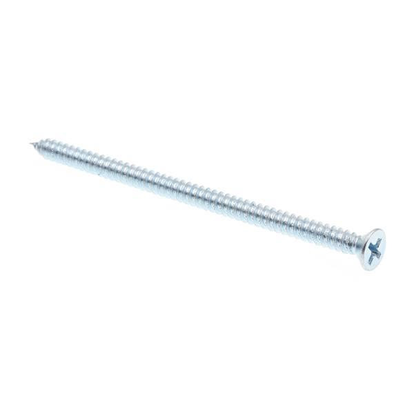 Prime-Line Sheet Metal Screw, Self-Tapping, Flat Head Phillips, 8 X 3 In.
