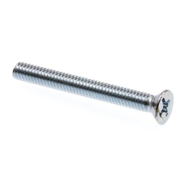 Ms, Flat Hd, Phil Dr, #8-32 X 1- Zc Stl, Package Of 75