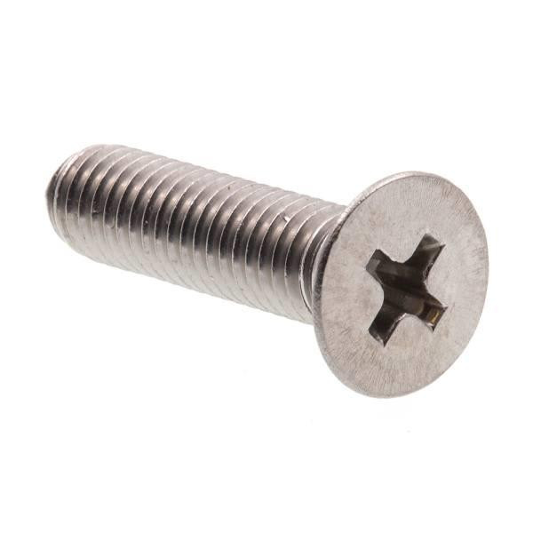 Machine Screws Metric Flat/Phillips Dr Gr A2-70 Ss M5-0.8 X 20mm Package Of 10