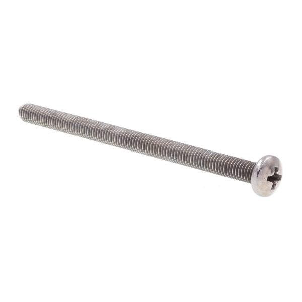 Ms, Pan Hd, Phil Dr, #10-32 X 3 In, Grade 18-8 Ss,package Of 10