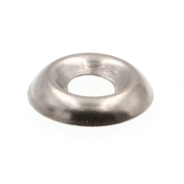 Finishing Washers, Countersunk, #6, Grade 18-8 Ss,package Of 100