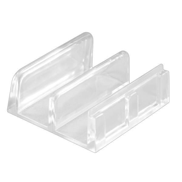 Sliding Shower Dr Bot, Chans, Plast, Clear, Ahv Back, Package Of 2