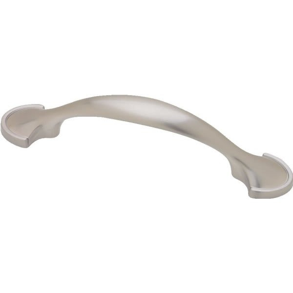 Liberty Hardware 3/76mm Half Round Foot Pull, Satin Nickel, Package Of 25
