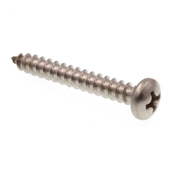 Sms, Sf-Tap, Pan Hd, Phil Dr, #8 X 1-, Grade 18-8 Ss,package Of 100