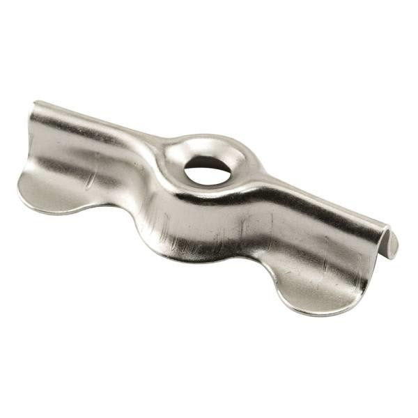 Nkl-Plated Double-Wing Flush Clips, Package Of 6
