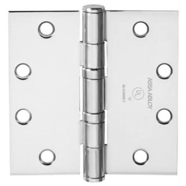 Mckinney Macpro Hinges Mpb91 4-1/2 X 4-1/2 Nrp Us32d, Package Of 3