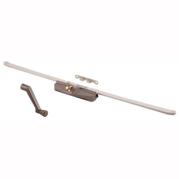 Truth Awning Operator, 21-1/2 In., Dcst/Stl, Bz Roto Crank Out 1-Set