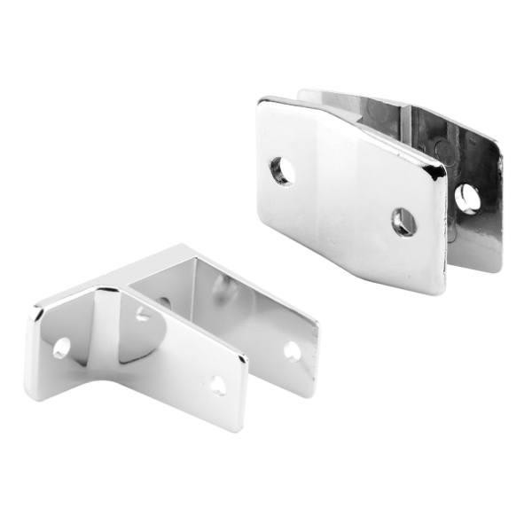 Sentry Alcove Bracket Kit, For 1 In. Panels, Zinc Alloy, Chrm , Package Of 4