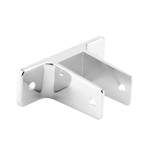 Sentry Two Ear Wall Bracket, For 7/8 In. Panels, Zinc Alloy, Chrm
