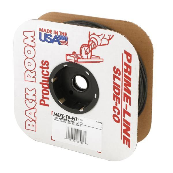 Make 2 Fit 0.155 In X 250 Ft. Roll Black Spline