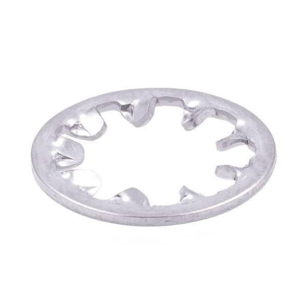 Internal Tooth Lock Washers, 1/4 In, 400 Series Ss, Package Of 25