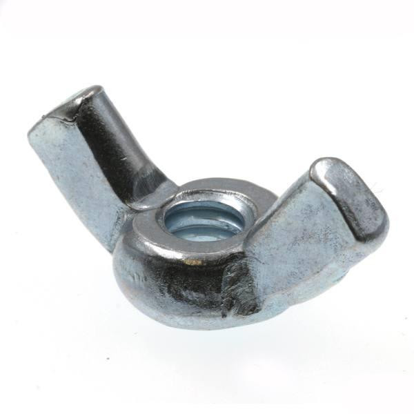 Wing Nuts, Cold-Forged, #10-24, Zc Sl, Package Of 100
