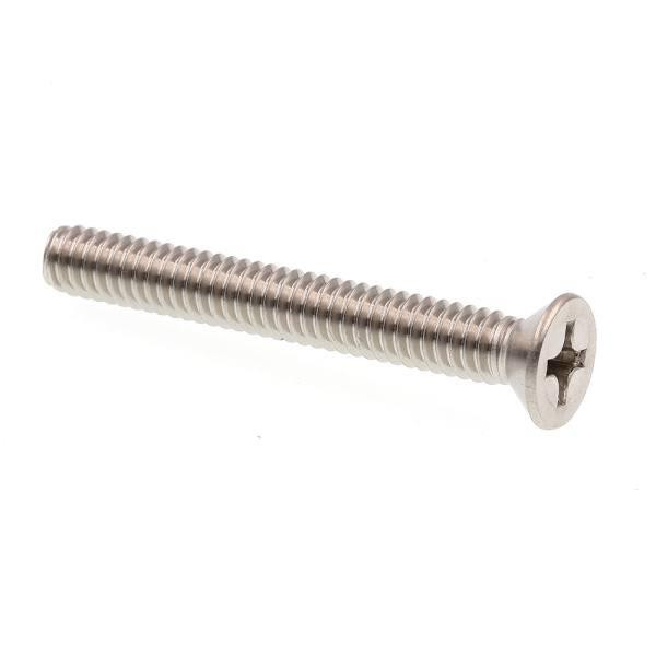 Machine Sws, Fh, Phil Dr, 1/4 In-20 X 2 In, 18-8 Ss, Package Of 20