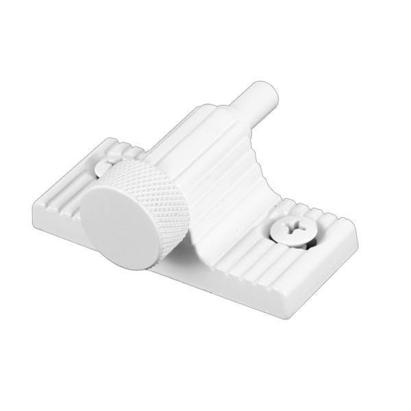 Defender Sec 2-1/4in, Wt Plast, Wrap Around Spg-Loaded Tilt Latch