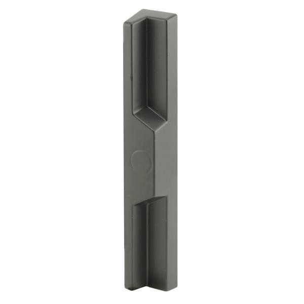 Universal Sliding Dr Outside Pull, Constrt, Black, Non-Lking