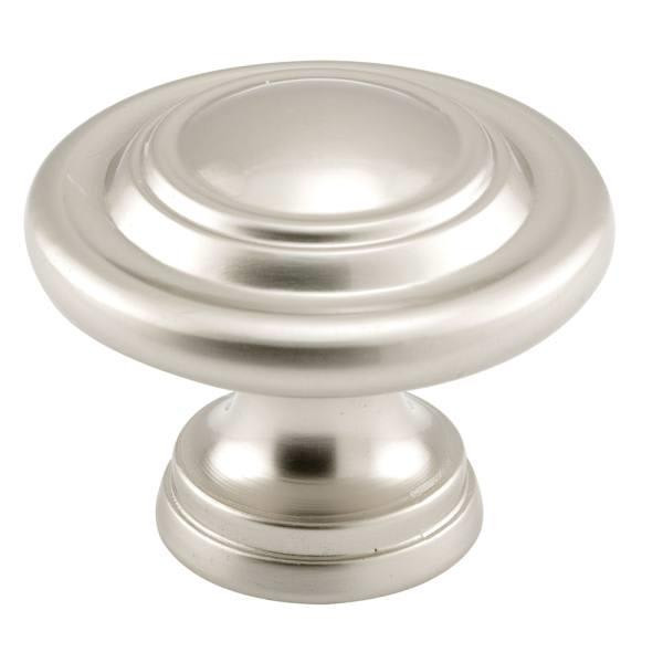 Bi-Fold Dr Knob, 1-11/16in Out Dia Satin Nkl
