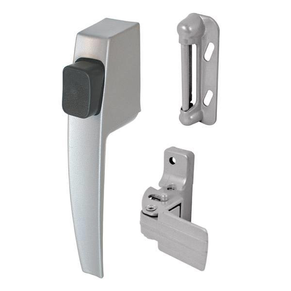 Push Button Screen/Storm Dr Latch Set, Alum 1-Set