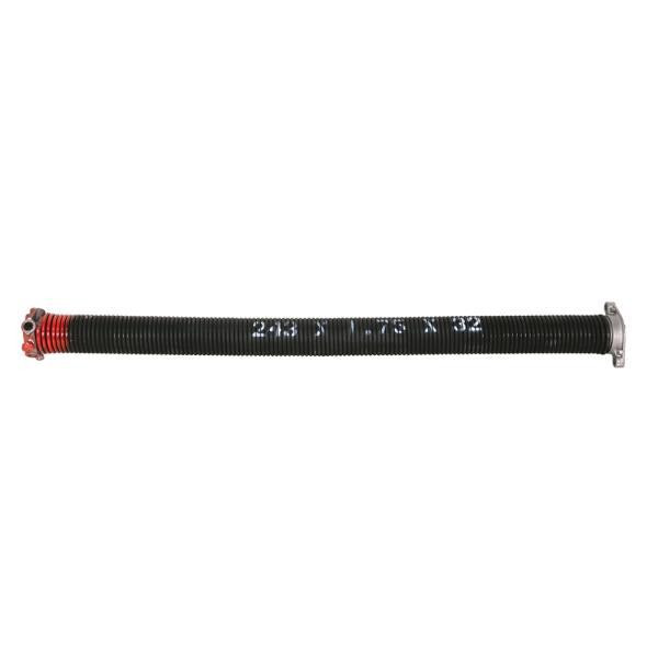 Garage Dr Torsion Spg, 0.243 X 1-3/4in X 32in, Red, Right Wind