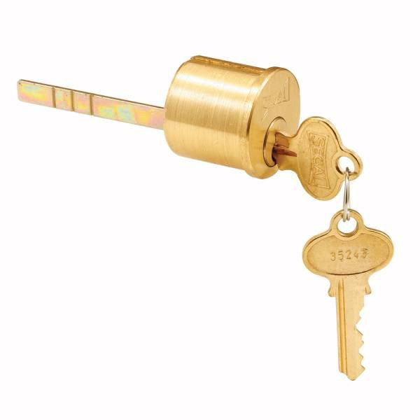 Adams-Rite Replacement Db Cylinderin Brushed Brass