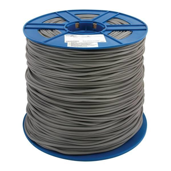 Make 2 Fit Screen Retainer Vinyl Spline, 0.120in Round, Gray, 2670 Ft /Roll