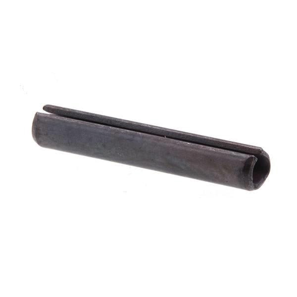 Slotted Spring Pins, 1/8in X 3/4in, Plain Steel, Package Of 25