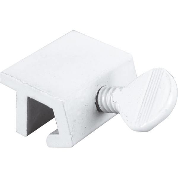 Sliding Window Economy Lock, Extruded Alum, 1in, White, Package Of 4
