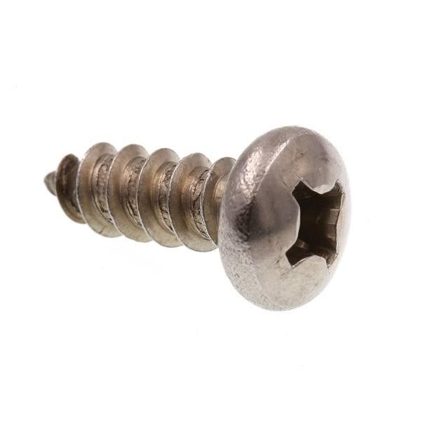 Sheet Metal Screws, #14 X 3/4in, Gr 18-8 Ss, Package Of 100