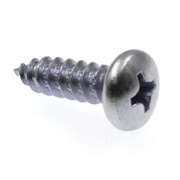 Sheet Metal Screws, #10 X 5/8in, Zc Steel, Package Of 100