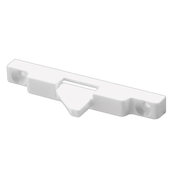 Defender Security Sliding Vyl Window Vent Stop, 2-1/4in Hole, Package Of 2