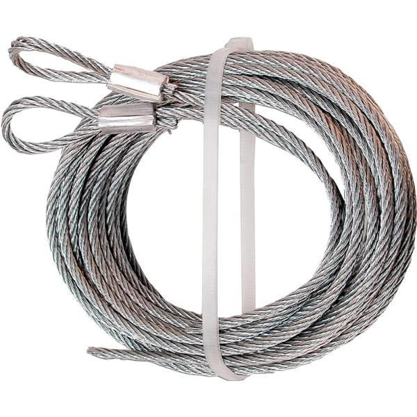 Extension Cables, 1/8in Cable, Carbon Steel, Package Of 2