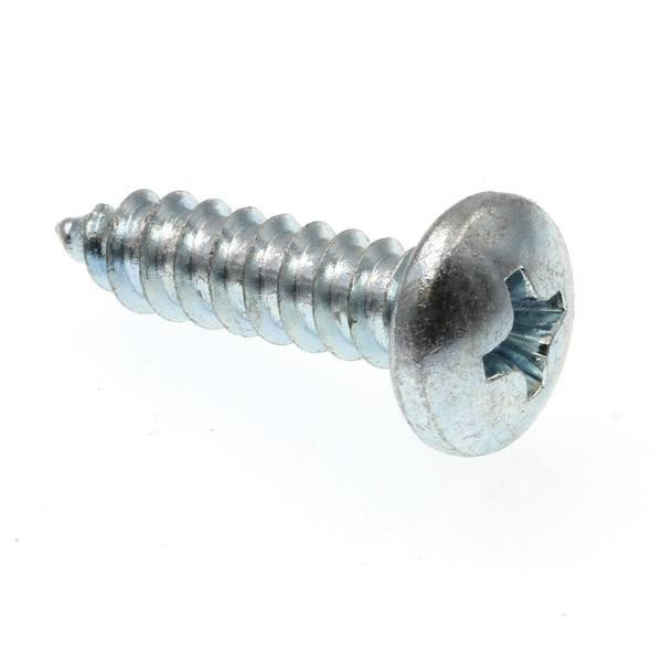 Sheet Metal Screws, #10 X 3/4in, Zc Steel, Package Of 75