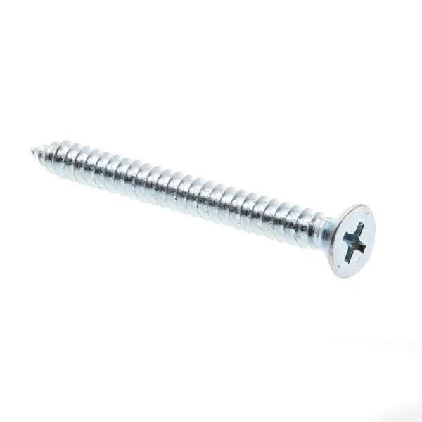 Sheet Metal Screws,#10 X 2in, Zc Steel, Package Of 25
