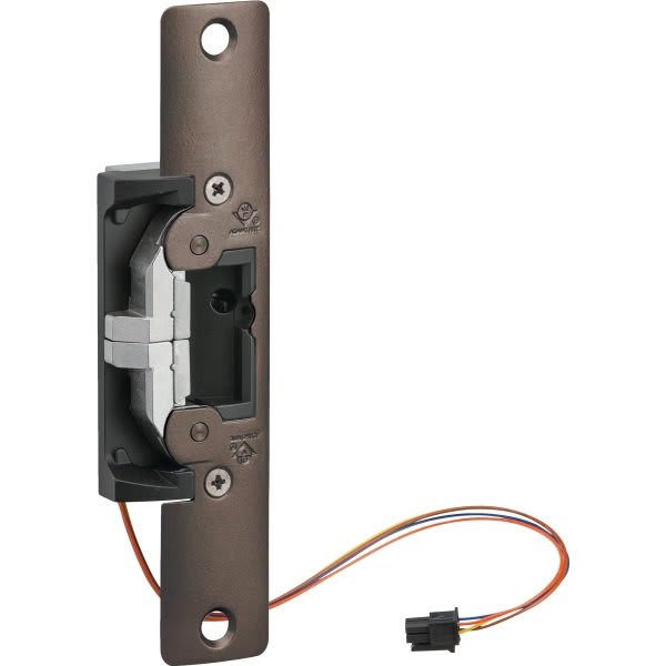 Adams Rite Ultra Line Strike Plate W/ Face Plate (Dark Bronze)