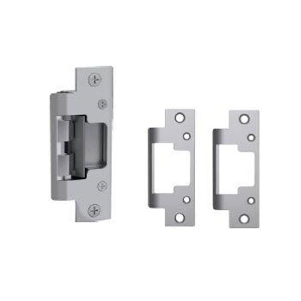 Hes Satin Stainless Steel Fire Rated Strike Plate W/ Latchbolt Monitor